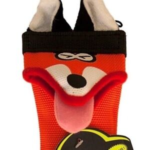 Hyper Pet Squeaking Dog Toy- Orange, Extra Durable and, Double Stitching barkcol
